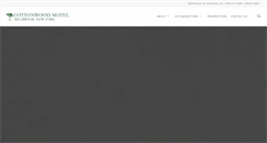 Desktop Screenshot of cottonwoodmotel.com